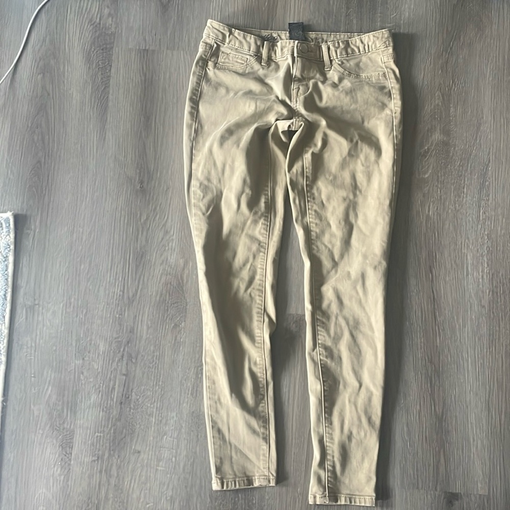 Tan jeggings. Small. Very comfortable